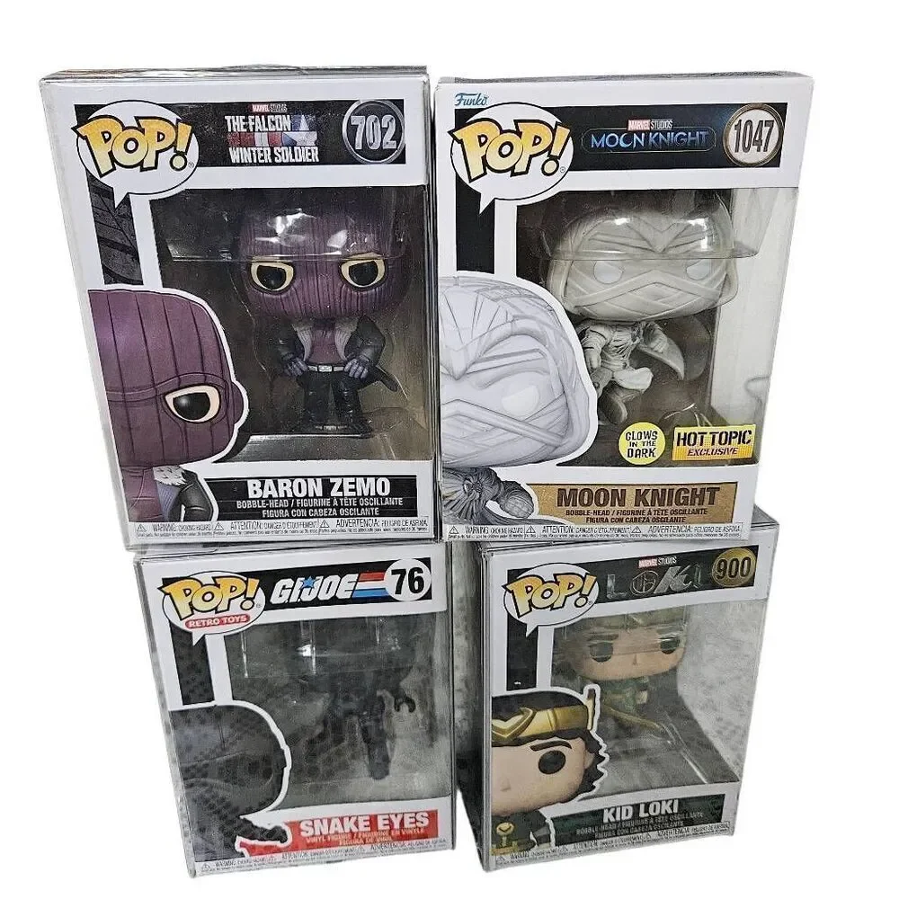 Funko pops Bobble heads 4pcs sealed